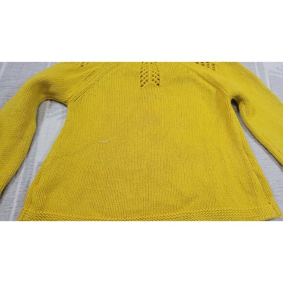 Baby Boden Yellow Pointelle Knit Cardigan (12–18 Months) - Picture 4 of 4